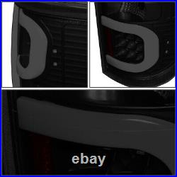 Dual Led C-tube Barfor 09-14 Ford F150 Tinted Housing Tail Light Brake Lamps