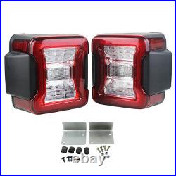 EURO For JK 2007 2008 2009 2010-2017 LED Taillights Rear Brake Turn Signals Lamp