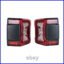 EURO For JK 2007 2008 2009 2010-2017 LED Taillights Rear Brake Turn Signals Lamp