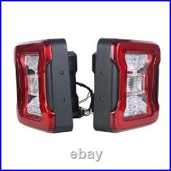 EURO For JK 2007 2008 2009 2010-2017 LED Taillights Rear Brake Turn Signals Lamp