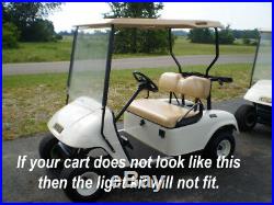 EZGO TXT Golf Cart LED Headlights & LED Tail Light Kit 1996-2013 Gas or Electric
