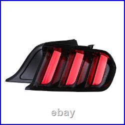 Euro Style LED Tail Lights For 2015-2023 Ford Mustang Sequential Turn Signals