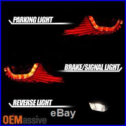 Exclusive Black Smoked 2006 2007 G35 2 Door Coupe Skyline 35GT LED Tail Lights