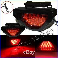 F1 style 12 LED Rear Tail Brake Stop Light 3rd Red Strobe safety Fog Lamp Bumper