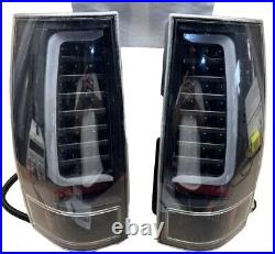 FIT 2007-2014 Chevy Suburban Tahoe GMC Yukon Clear Led Tail Light Pair #T280