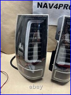 FIT 2007-2014 Chevy Suburban Tahoe GMC Yukon Clear Led Tail Light Pair #T280