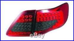 FIT 2008-2010 Toyota Coralla Altis Led Rear Tail light Lamps Red Black Color