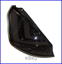 FORD FIESTA Mk7 Facelift (2013-) SMOKED LED LIGHT BAR REAR TAIL LIGHTS