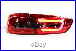 FOR Mitsubishi Evolution 10 EVO X LANCER EX 2008-15 LED REAR TAIL LIGHT RED LAMP