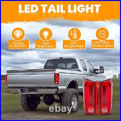 FULL LED Tail Lights Rear Lamps For Ford F150 F250 F350 Bronco 90-97 96 Pair