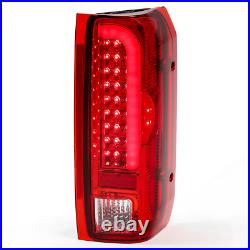 FULL LED Tail Lights Rear Lamps For Ford F150 F250 F350 Bronco 90-97 96 Pair