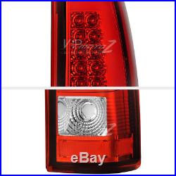 FiBeR OpTiC LED Neon Rear Tail Lights Brake Lamps 99-06 Sierra 99-02 Silverado