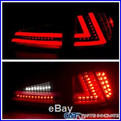 Fit 06-08 IS250 IS350 Black Full LED Tail Lights+Trunk Brake Lamps Left+Right