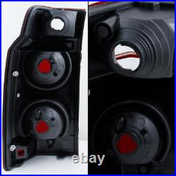 Fit 06-10 Jeep Commander Dark Red Tail Lights Replacement Driver + Passenger