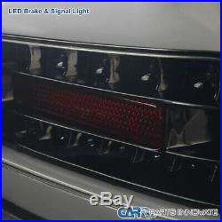 Fit 08-17 Mitsubishi Lancer/ EVO X Glossy Black LED Rear Tail Lights Brake Lamps