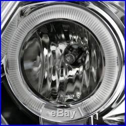 Fit 1997-2002 Expedition Clear LED Halo Projector Headlights+Tail Brake Lamps