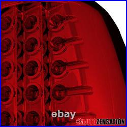 Fit 2000-2006 Chevy Tahoe Suburban GMC Yukon Denali LED Tail Lights Red 00-06