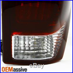 Fit 2002-2006 Chevy Avalanche 1500 2500 Pickup Dark Red Tail lights Replacement