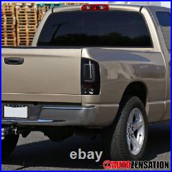 Fit 2002-2006 Dodge Ram 1500 2500 LED Tail Lights Brake Lamps Black/Smoke 02-06