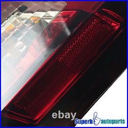 Fit 2003-2007 Cadillac 03-07 CTS LED Bar Red+Smoke Tail Brake Lights Replacement