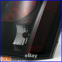 Fit 2005-2007 Chrysler 300 Replacement LH + RH Black Smoke LED Tail Lights Lamps