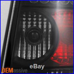 Fit 2005-2010 Chrysler 300 Halogen Black Headlights+Black Smoked LED Tail Lights