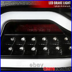 Fit 2006-2011 Mercedes Benz W164 ML350 ML500 Black LED Tail Lights Brake Lamps