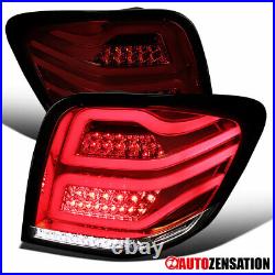 Fit 2006-2011 Mercedes Benz W164 ML350 ML500 ML63 Red/Smoke Full LED Tail Lights