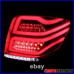 Fit 2006-2011 Mercedes Benz W164 ML350 ML500 ML63 Red/Smoke Full LED Tail Lights