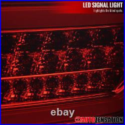 Fit 2006-2011 Mercedes Benz W164 ML350 ML500 ML63 Red/Smoke Full LED Tail Lights