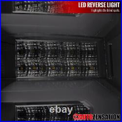 Fit 2007-2014 Chevy Silverado 1500 2500HD Smoke LED Tail Lights Lamps 07-14