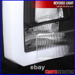 Fit 2007-2014 Tahoe Suburban Black Tail Lights Dynamic LED Sequential Signal