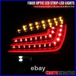 Fit 2008 2009 2010 BMW E60 525i 528i 535i Slick Black LED Tail Lights Brake Lamp