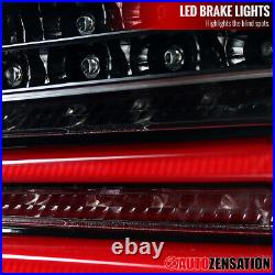 Fit 2008 2009 2010 BMW E60 525i 528i 535i Slick Black LED Tail Lights Brake Lamp