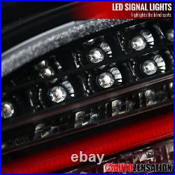 Fit 2008 2009 2010 BMW E60 525i 528i 535i Slick Black LED Tail Lights Brake Lamp