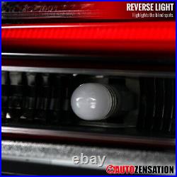 Fit 2008 2009 2010 BMW E60 525i 528i 535i Slick Black LED Tail Lights Brake Lamp