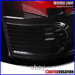 Fit 2009-2018 Dodge Ram 1500 2500 3500 Slick Black LED Tail Lights Brake Lamps