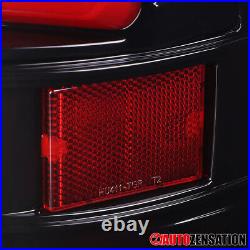 Fit 2009-2018 Dodge Ram 1500 2500 3500 Slick Black LED Tail Lights Brake Lamps