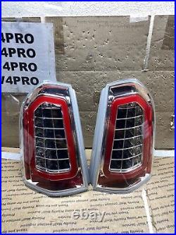 Fit 2011-2014 Chrysler 300 Sedan Chrome Full LED Tail Light pair #T59