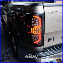 Fit 2012+ Ford Ranger T6 Smoke Led Tail Lamp Light Rear Wildtrak Xl Px LED CCFL