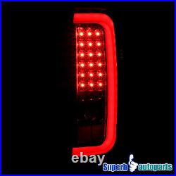 Fit 2014-2018 GMC Sierra 1500 2500HD 3500HD LED Tail Lamps Driving Lights Black