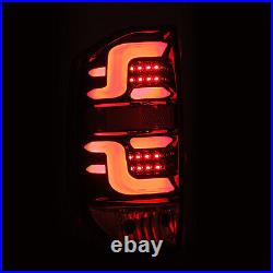 Fit 2014-2020 Toyota Tundra JET BLACK PRO-Series LED Tail Lights Alpharex