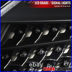 Fit 2015 2016 2017 2018 Ford Focus Hatchback LED Tail Lights Brake Lamps Black