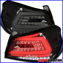 Fit 2015-2021 Subaru WRX STI Smoke LED Tube Tail Lights Sequential Signal 15-21