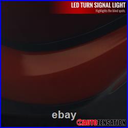 Fit 2016-2020 Honda Civic Black Smoke LED Tail Brake Lights+Sequential Signal
