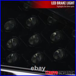 Fit 2016-2020 Honda Civic Black Smoke LED Tail Brake Lights+Sequential Signal