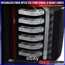 Fit 2019-2022 Chevy Silverado 1500 2500HD Black Full LED Brake Tail Lights