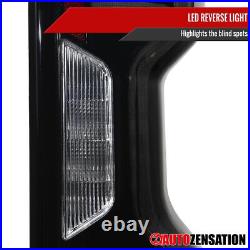 Fit 2019-2022 Chevy Silverado 1500 2500 LED Tail Lights Brake Lamps Black/Smoke