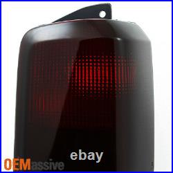 Fit 97-01 Jeep Cherokee Dark Red Tail Lights Brake Lamps Replacement L+R