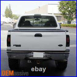 Fit BLACK SMOKED 97-03 Ford F150 F250 Pickup LED Tail Lights Lamps Left + Right